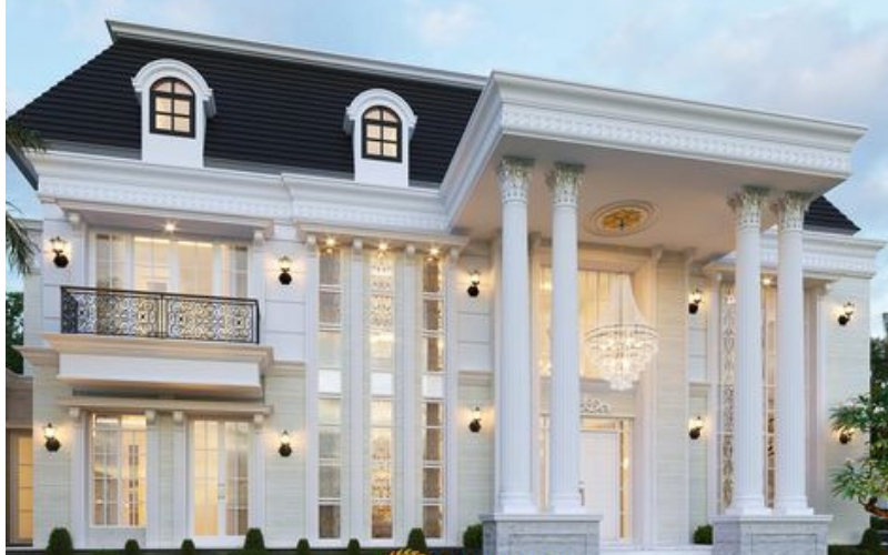 Desain Rumah Klasik Modern