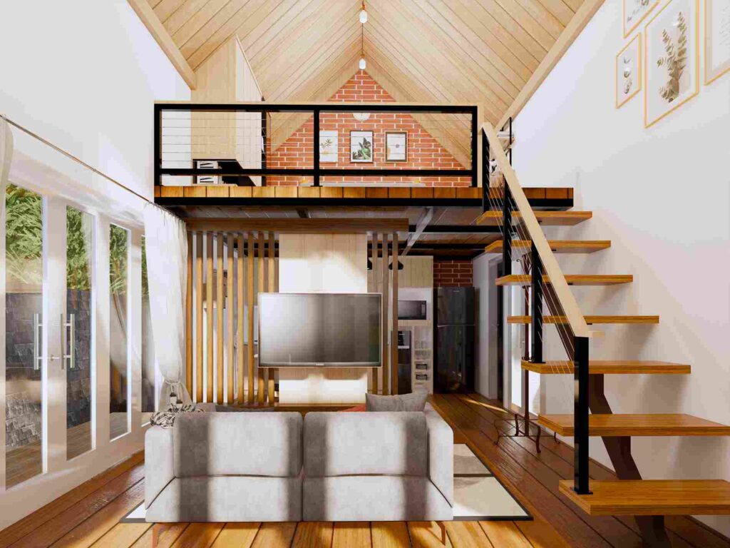 Desain Rumah Keluarga Kamar Tidur Lantai 2 Fungsional_11zon