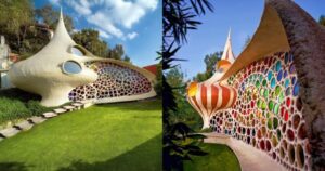 Desain Rumah Unik Bentuk Kerang di Meksiko